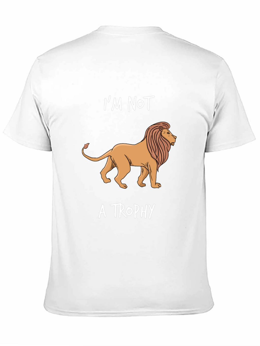 Im Not a Trophy Black Graphic Tee
