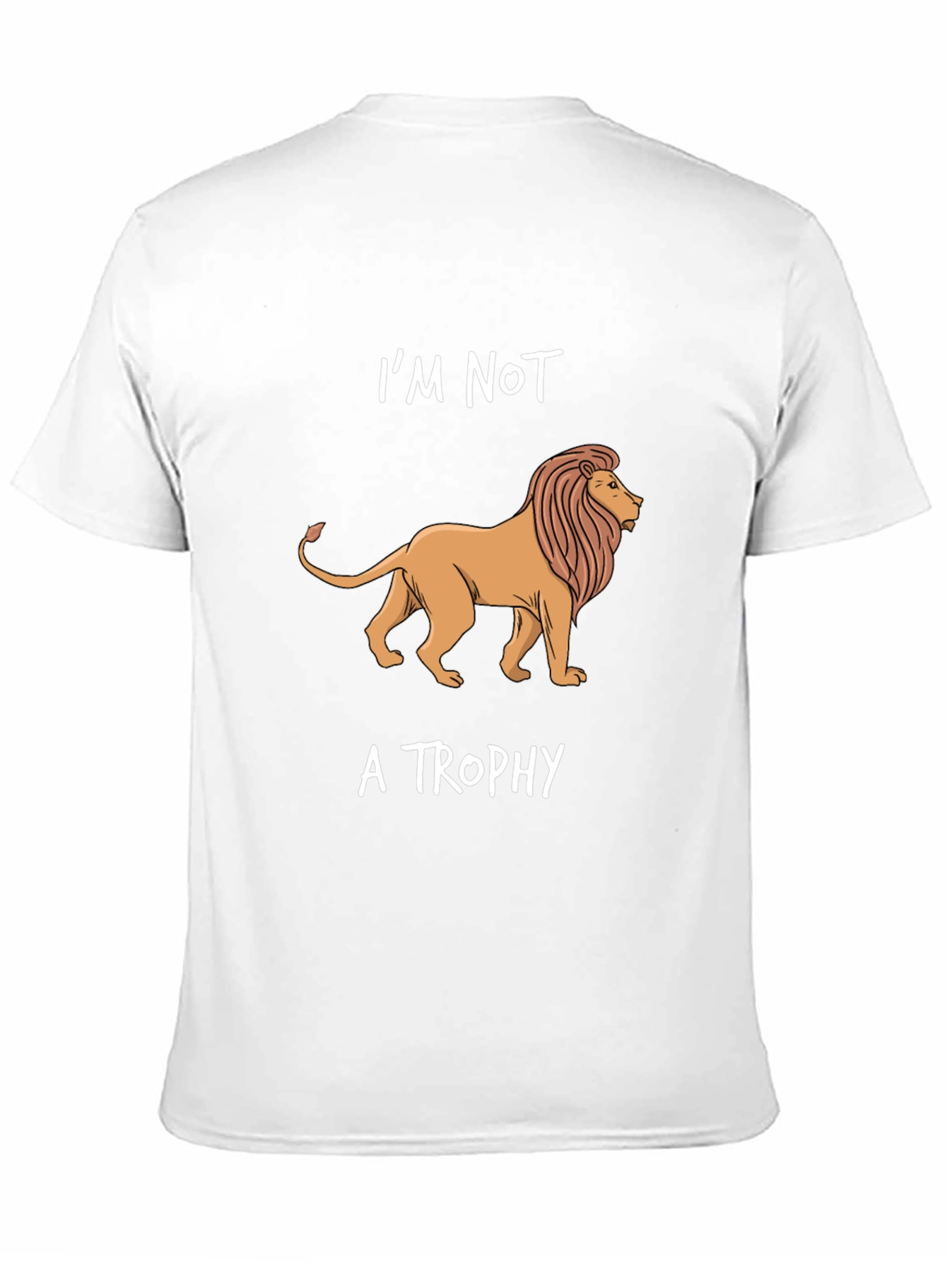 Im Not a Trophy Black Graphic Tee