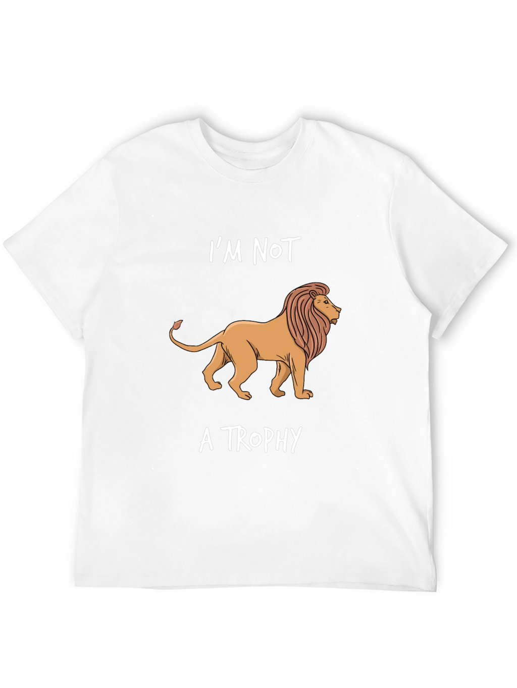 Im Not a Trophy Black Graphic Tee