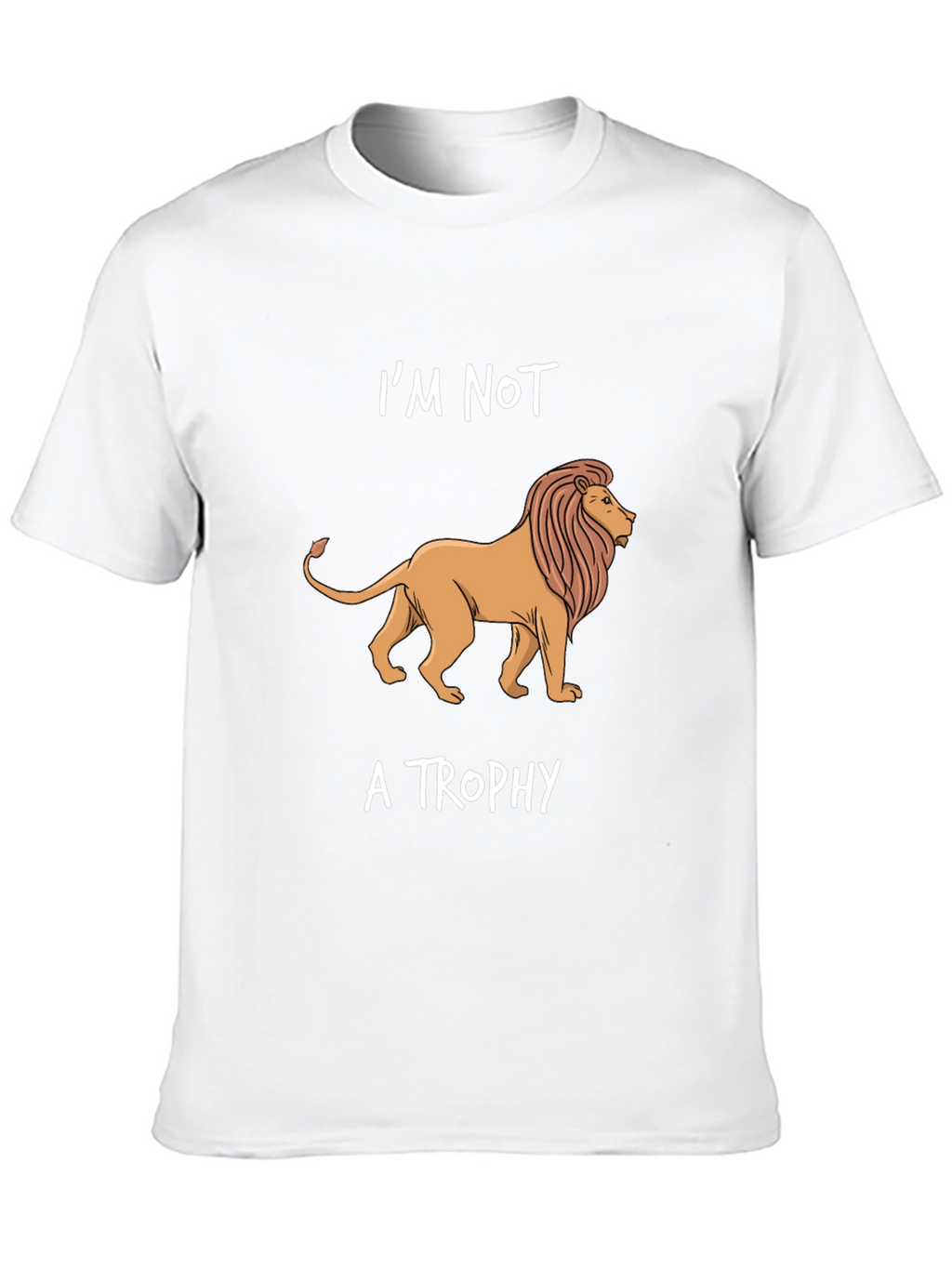 Im Not a Trophy Black Graphic Tee