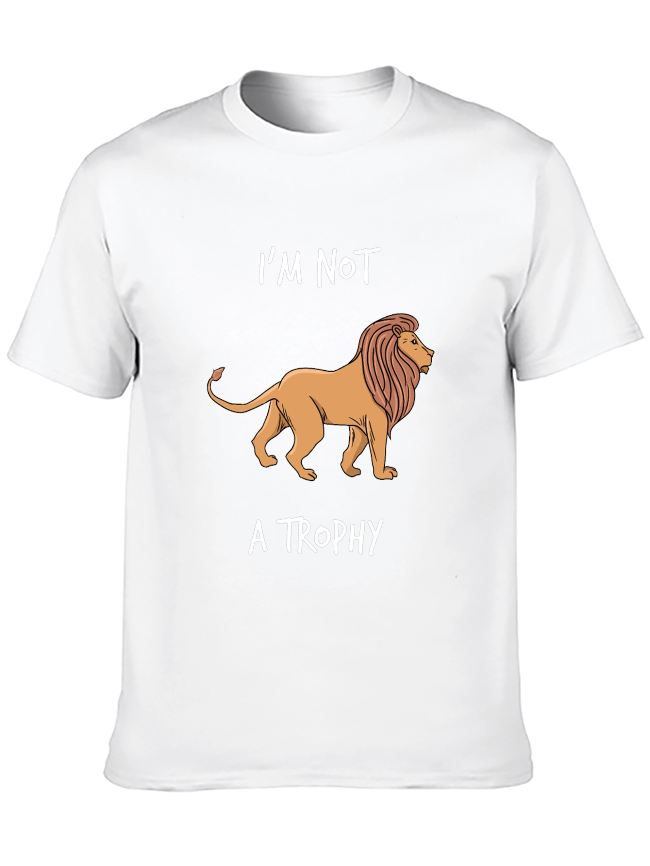 Im Not a Trophy Black Graphic Tee