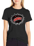 Smash! Graphic Print T-Shirt - Black