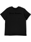 Dear Santa Good Boy T-Shirt - Holiday Apparel