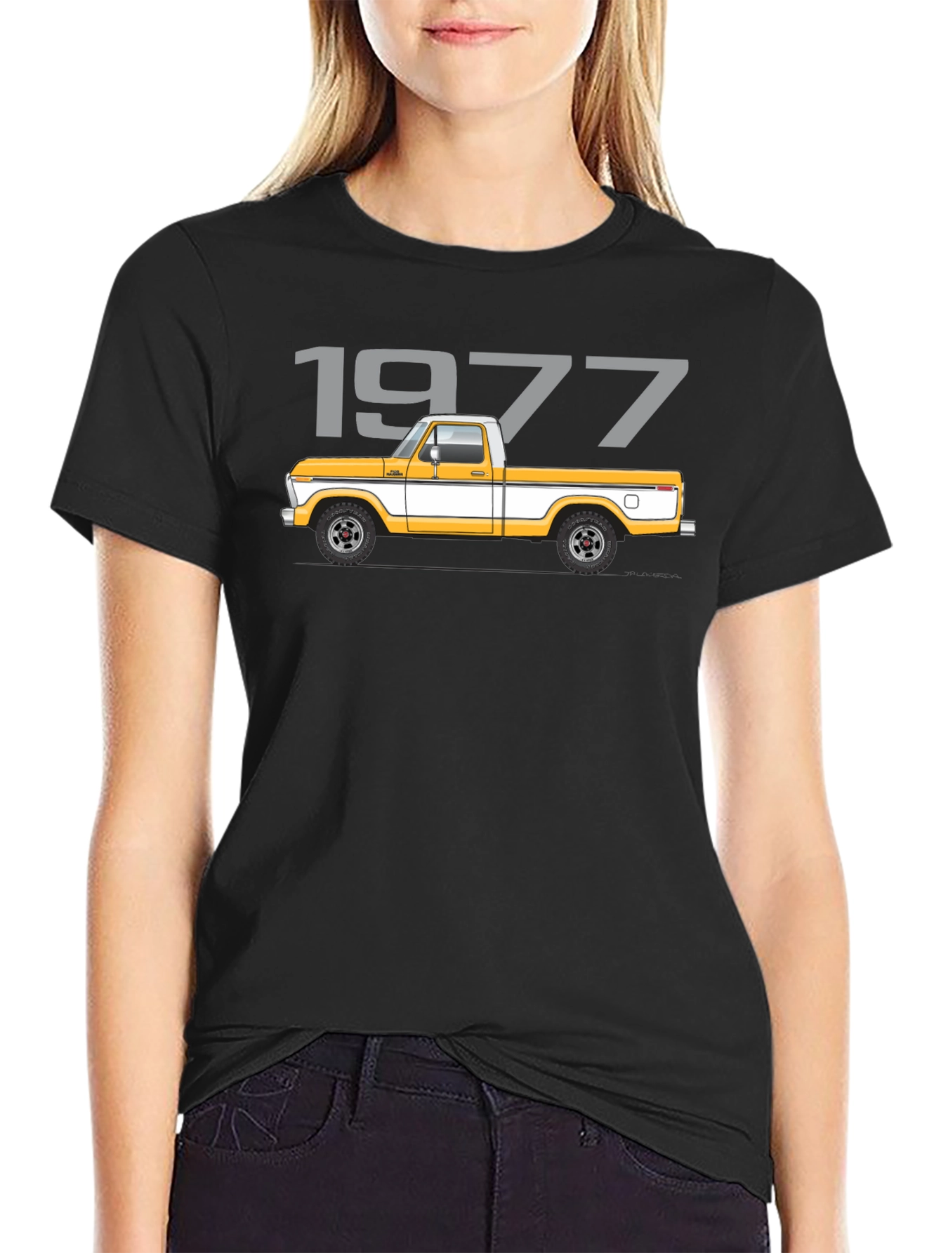 1977 Classic Truck Graphic Tee - Vintage Style