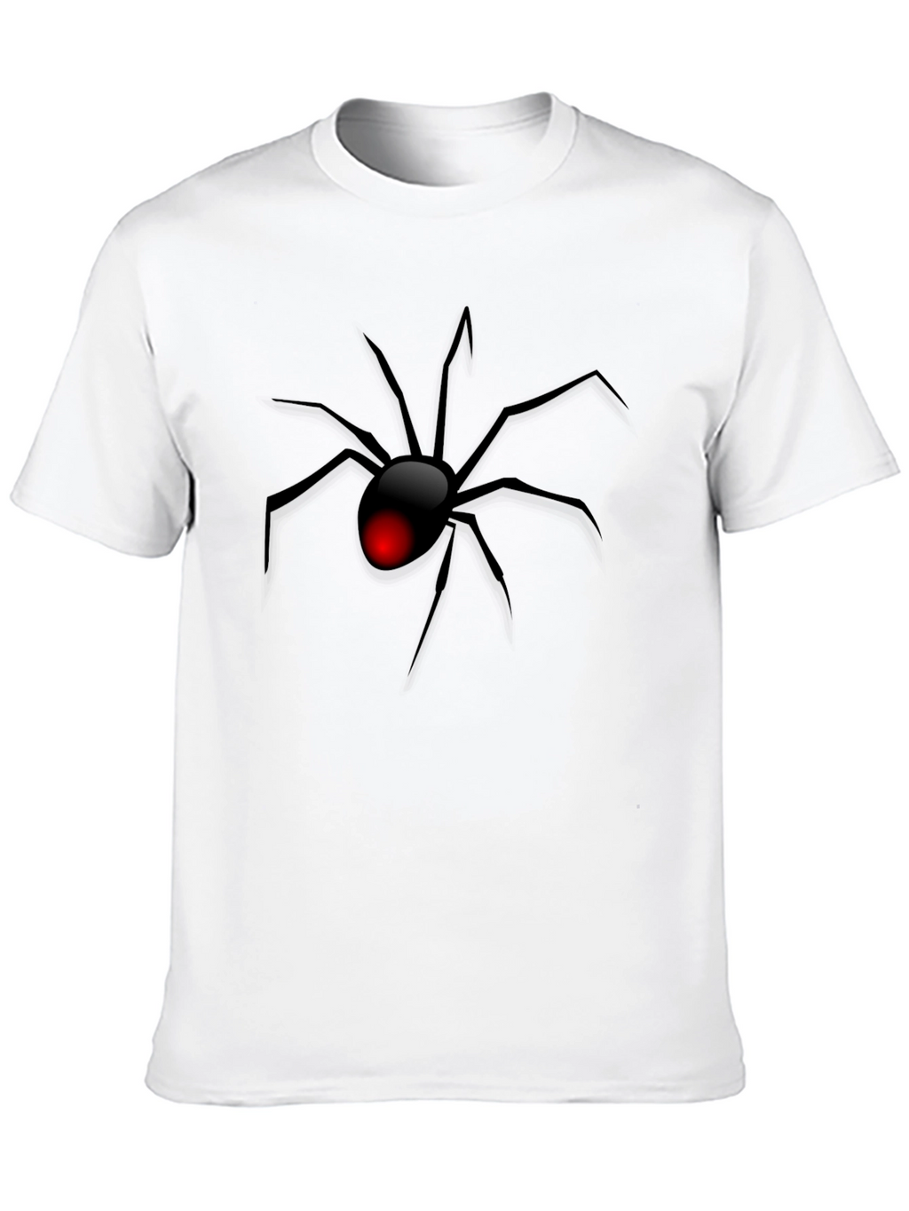 Black Widow Spider Graphic T-Shirt - Mens