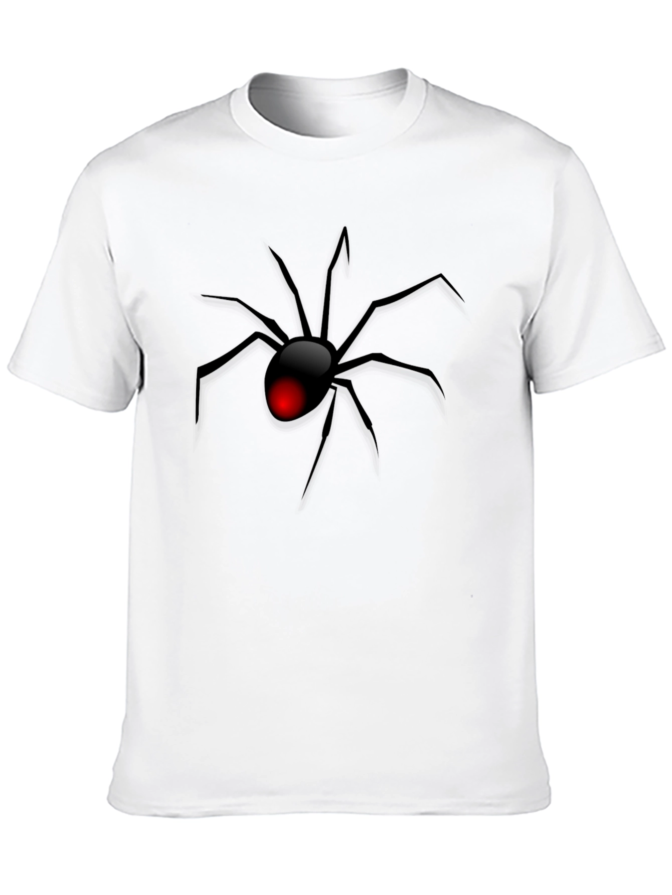 Black Widow Spider Graphic T-Shirt - Mens