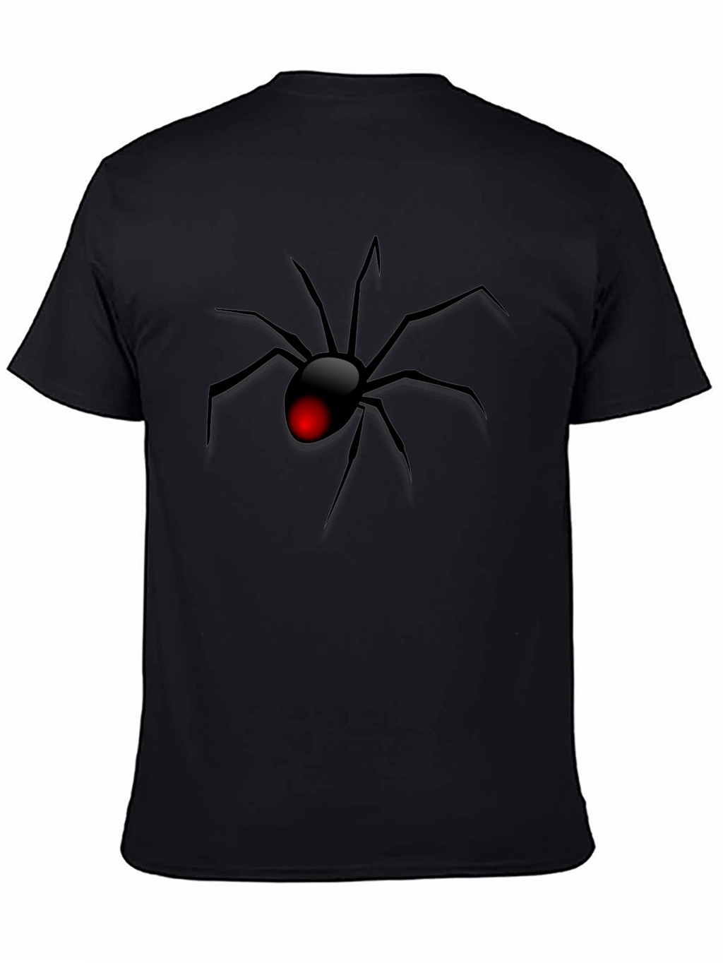 Black Widow Spider Graphic T-Shirt - Mens