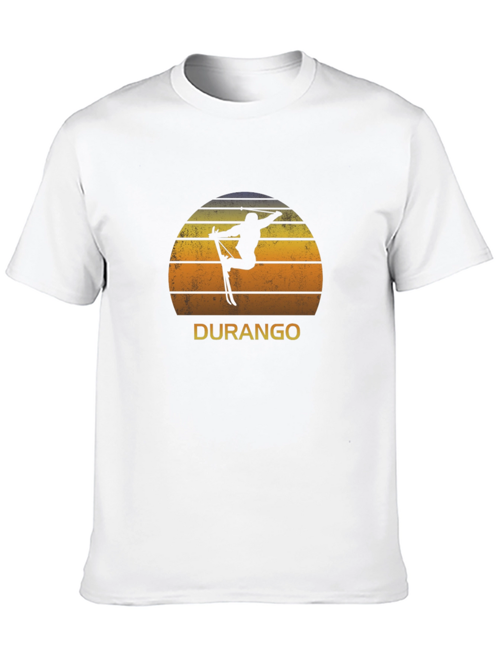 Durango Ski Sunset Black T-Shirt