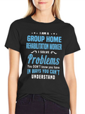 Group Home Rehabilitation Worker Novelty T-Shirt