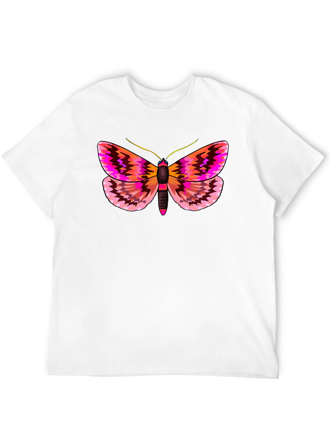 Moth Graphic T-Shirt - Unique Butterfly Tee