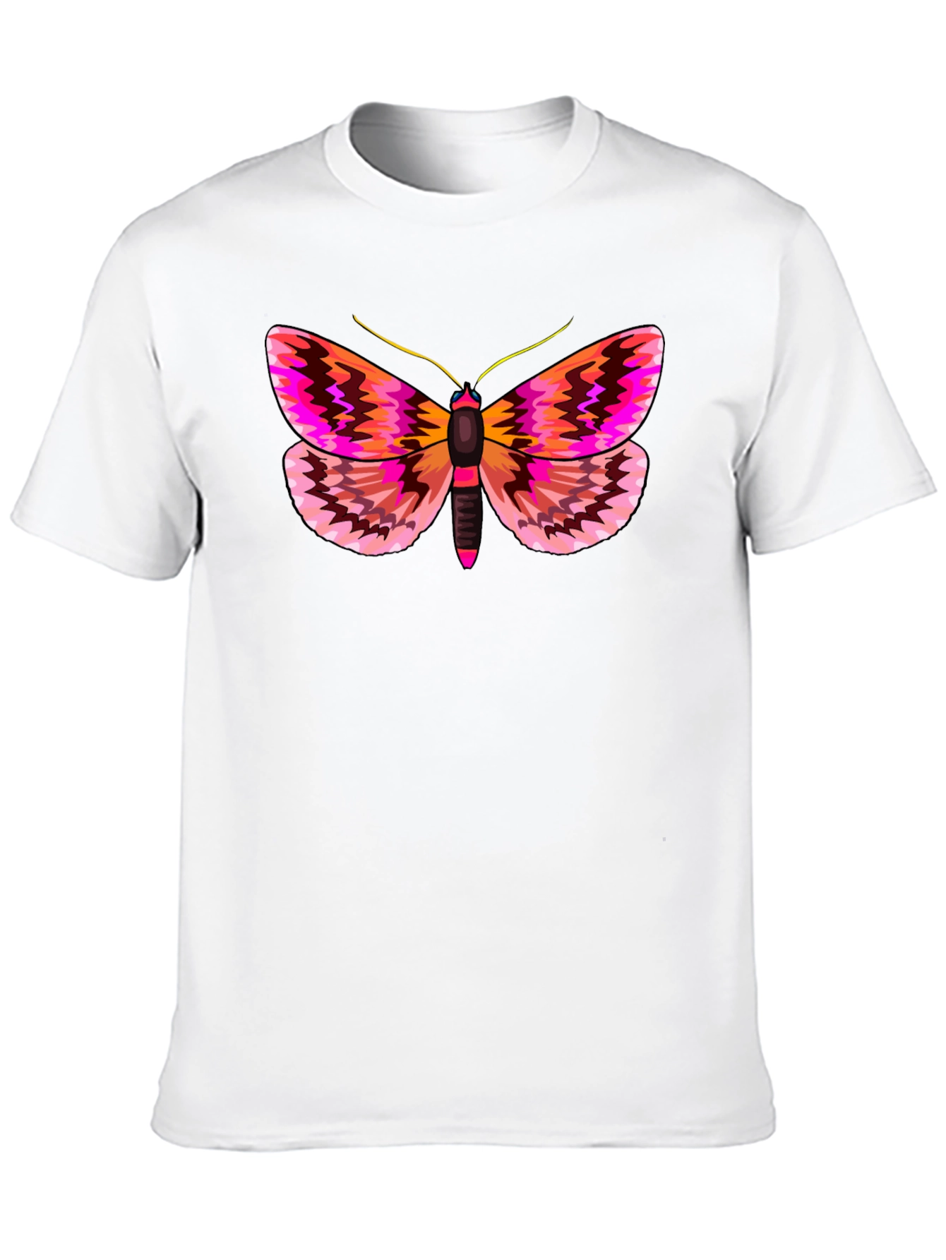 Moth Graphic T-Shirt - Unique Butterfly Tee