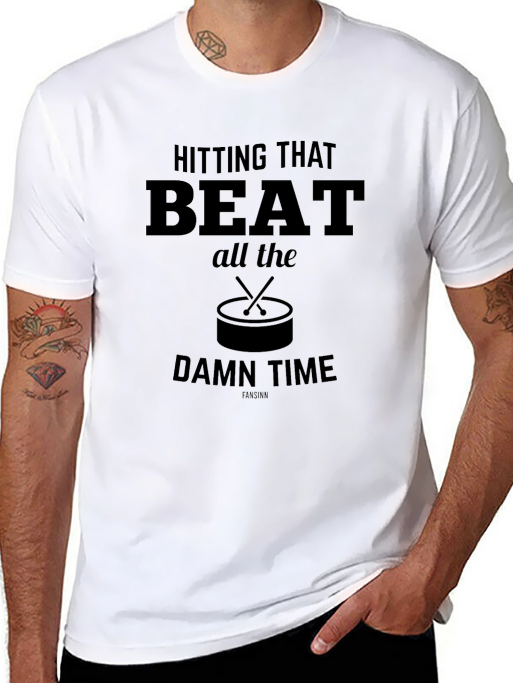 Hitting That Beat Drummer T-Shirt