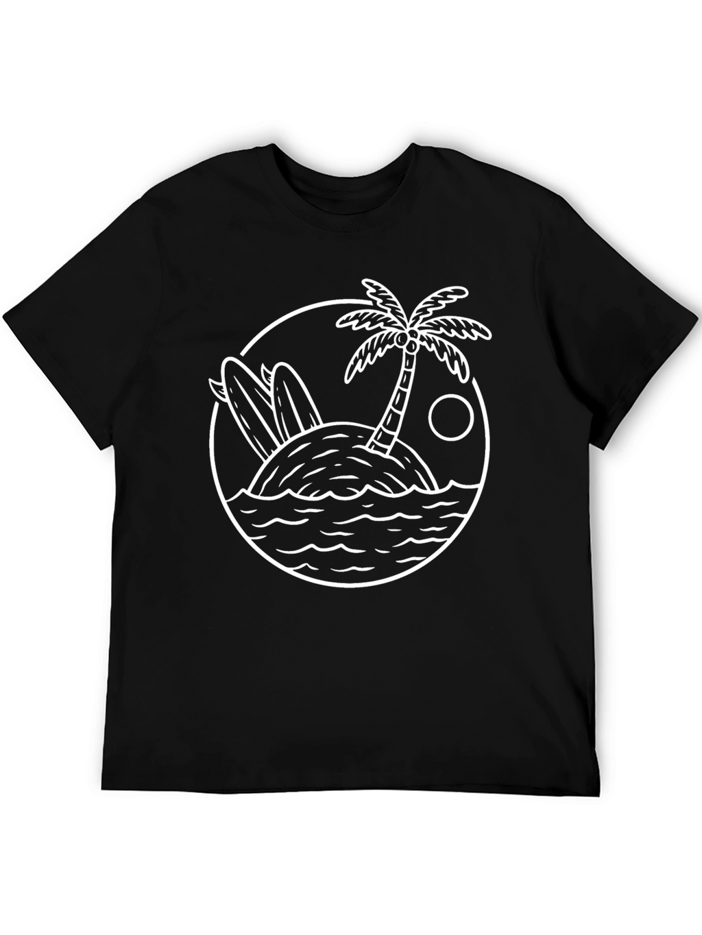 Island Surf T-Shirt - Black