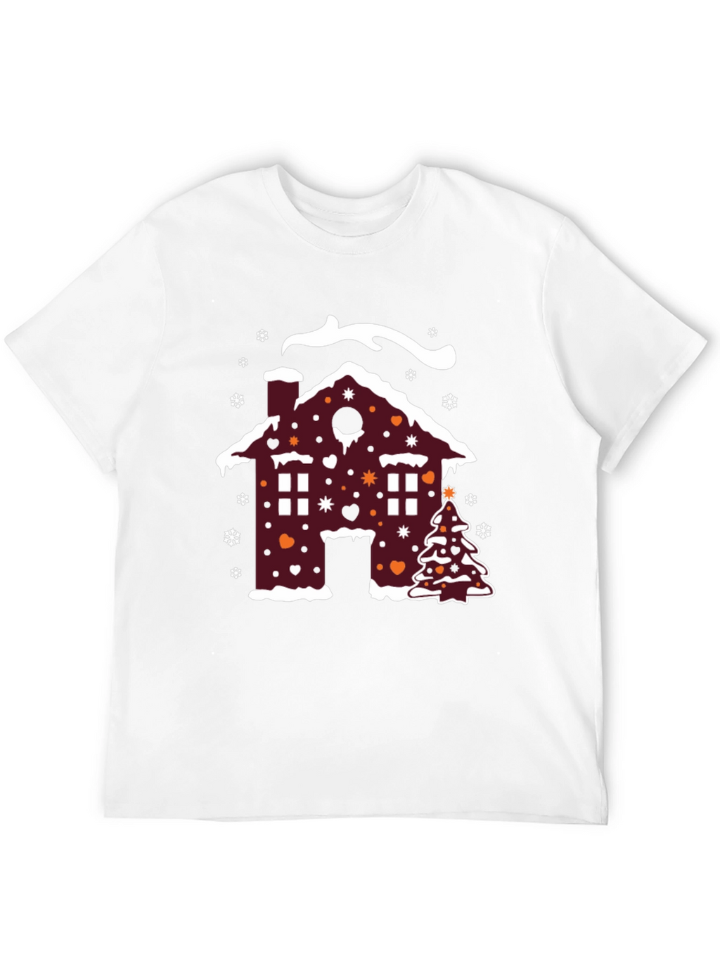 Festive Holiday Gingerbread House Christmas T-Shirt