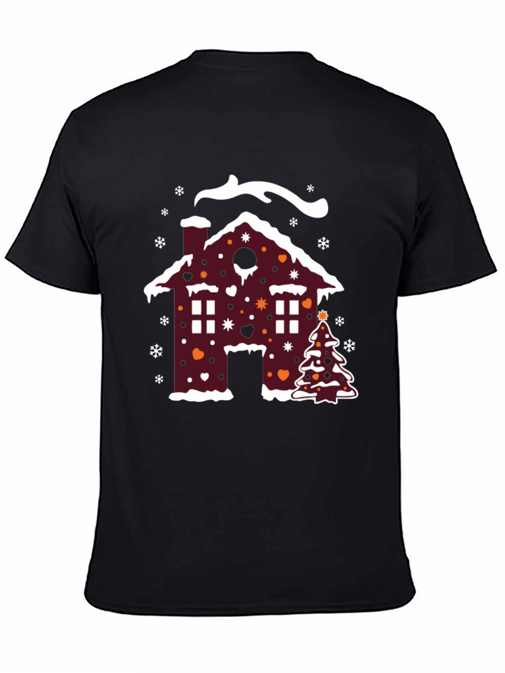 Festive Holiday Gingerbread House Christmas T-Shirt