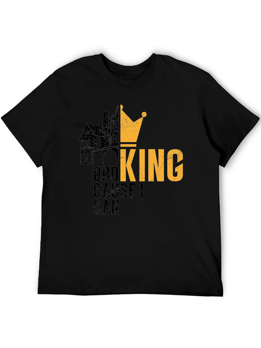 Broking Cause I Can Mens Black T-Shirt