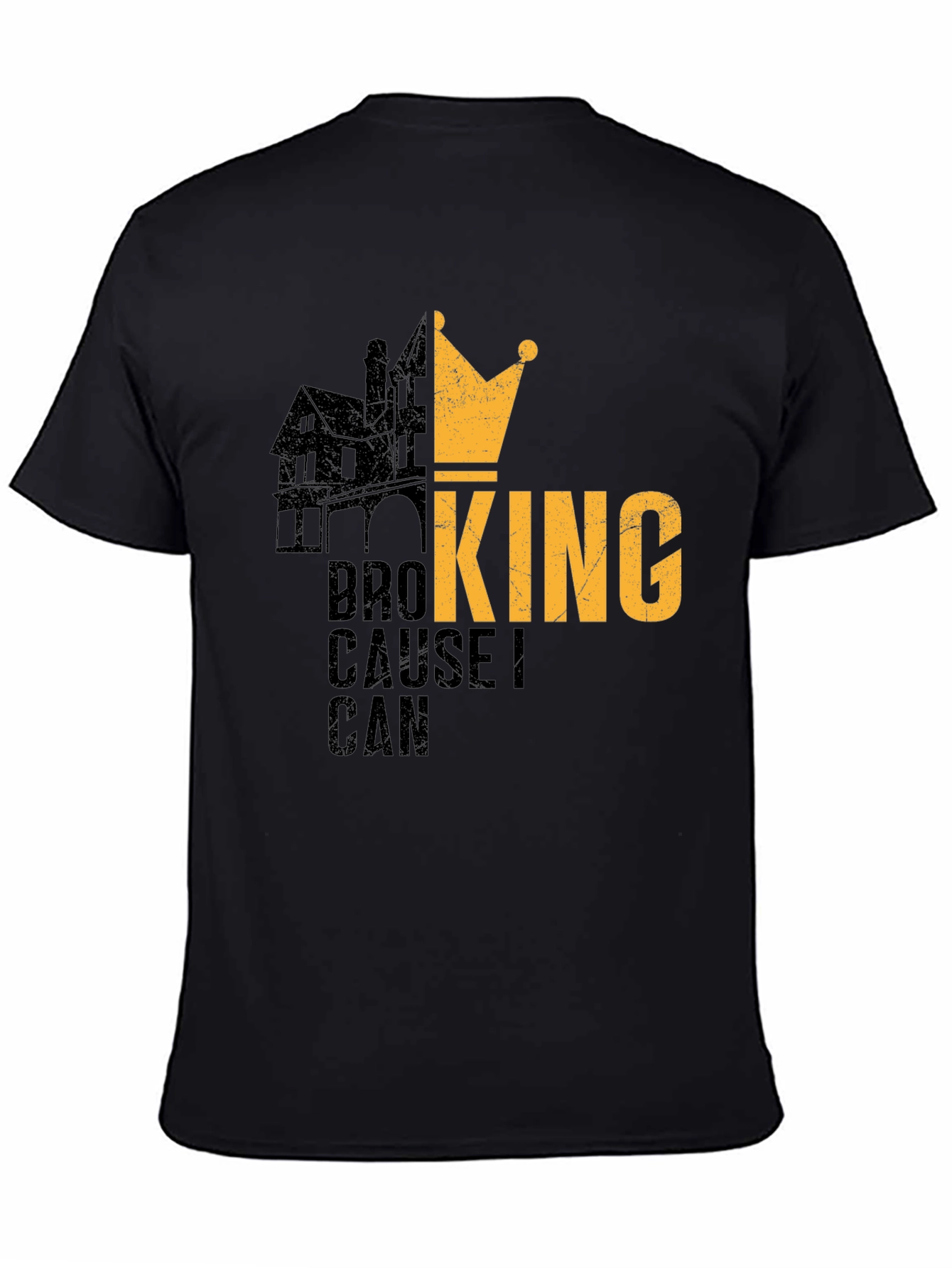 Broking Cause I Can Mens Black T-Shirt