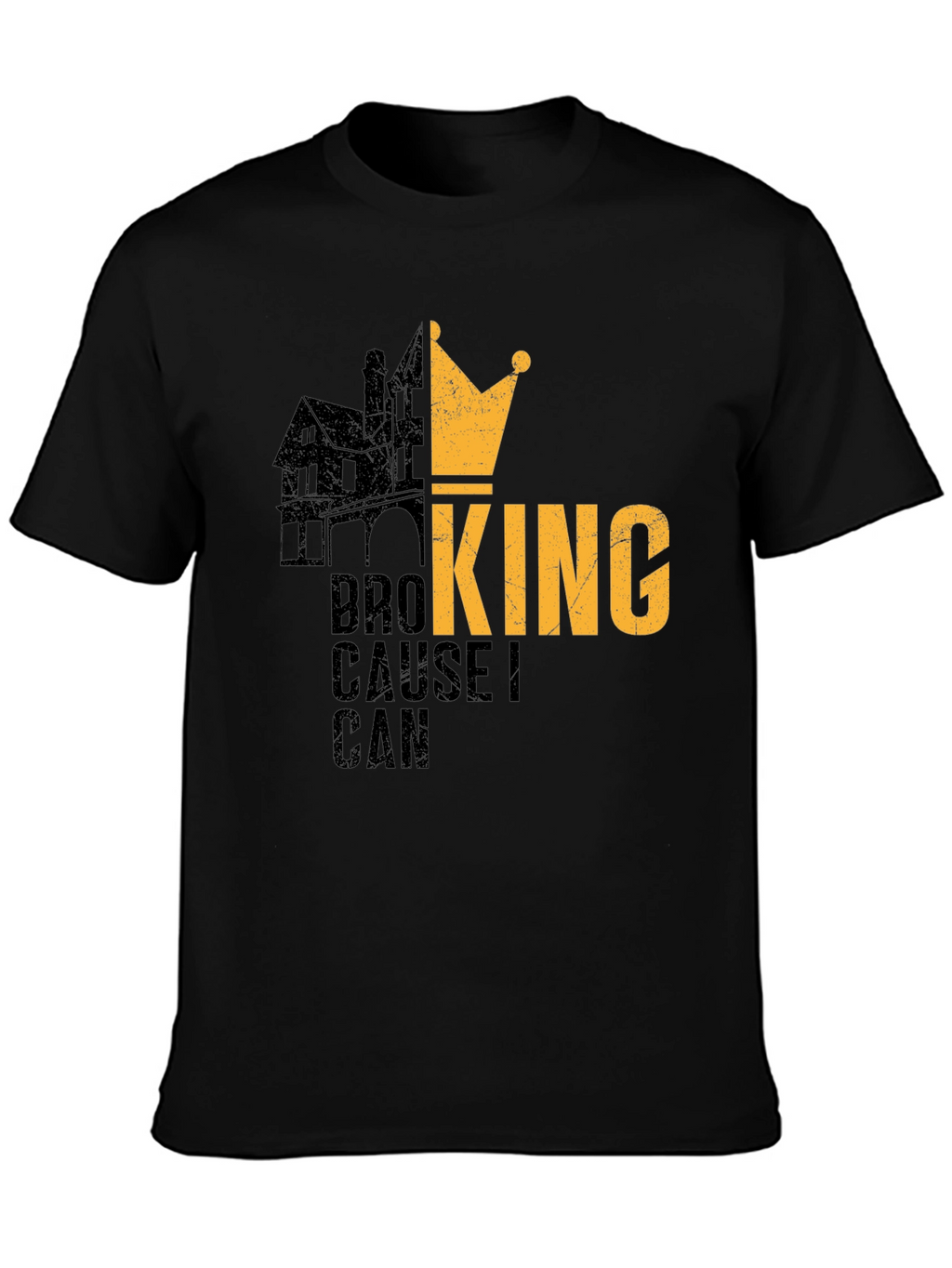 Broking Cause I Can Mens Black T-Shirt