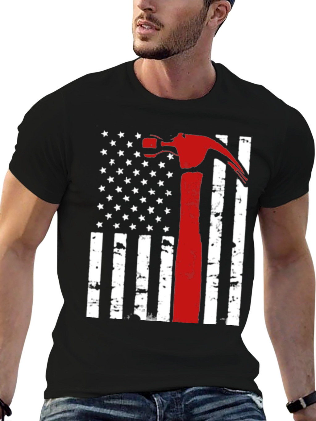 Hammer American Flag T-Shirt