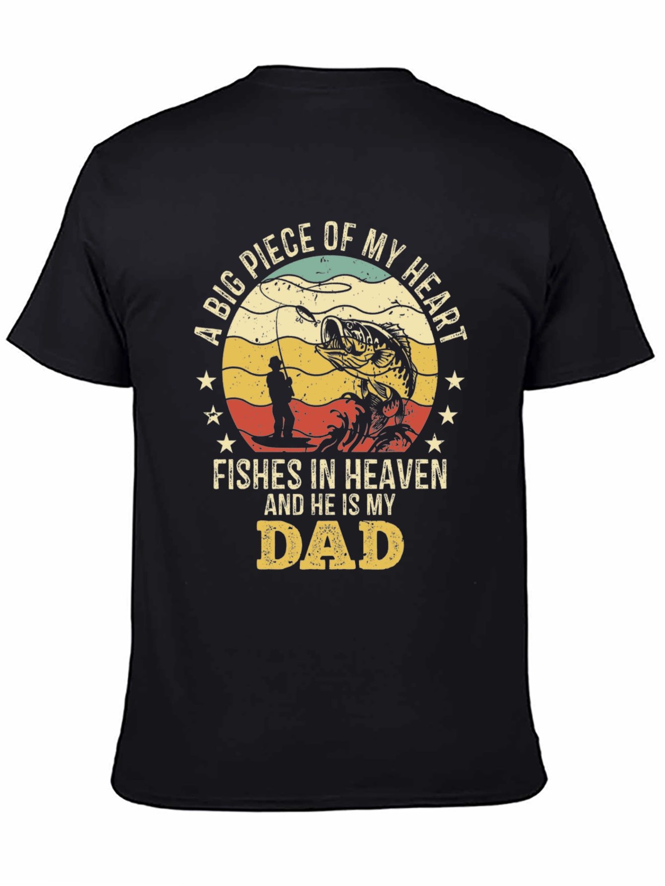 Fishes in Heaven Dad T-Shirt