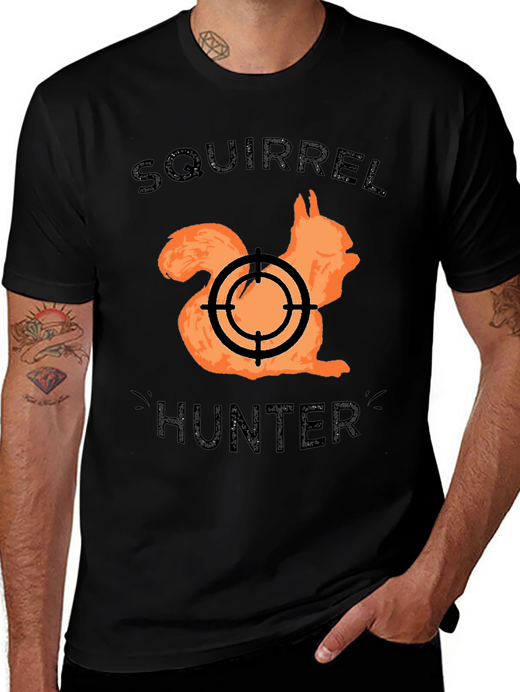 Squirrel Hunter Graphic Tee