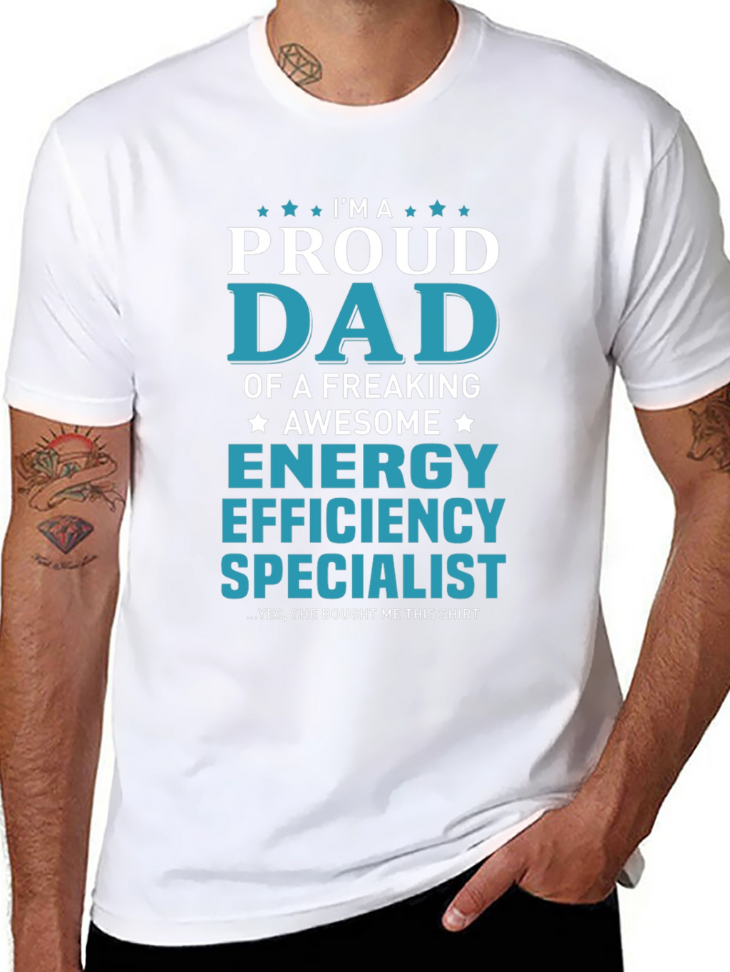 Proud Dad Energy Efficiency Specialist T-Shirt