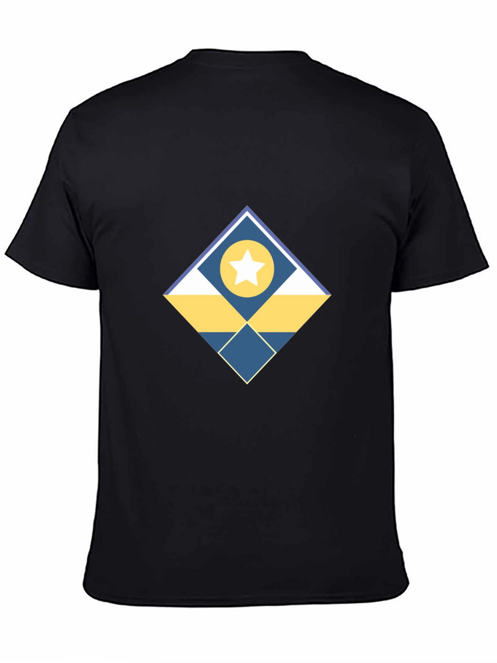 Geometric Star Graphic Tee - Modern Design