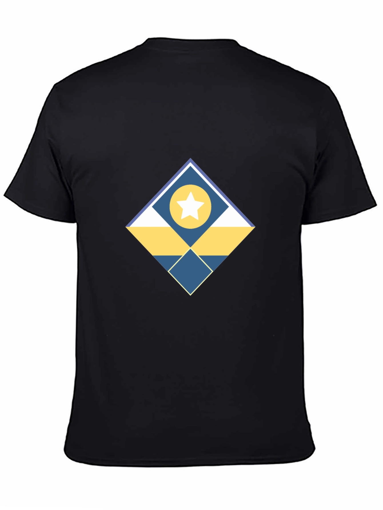 Geometric Star Graphic Tee - Modern Design