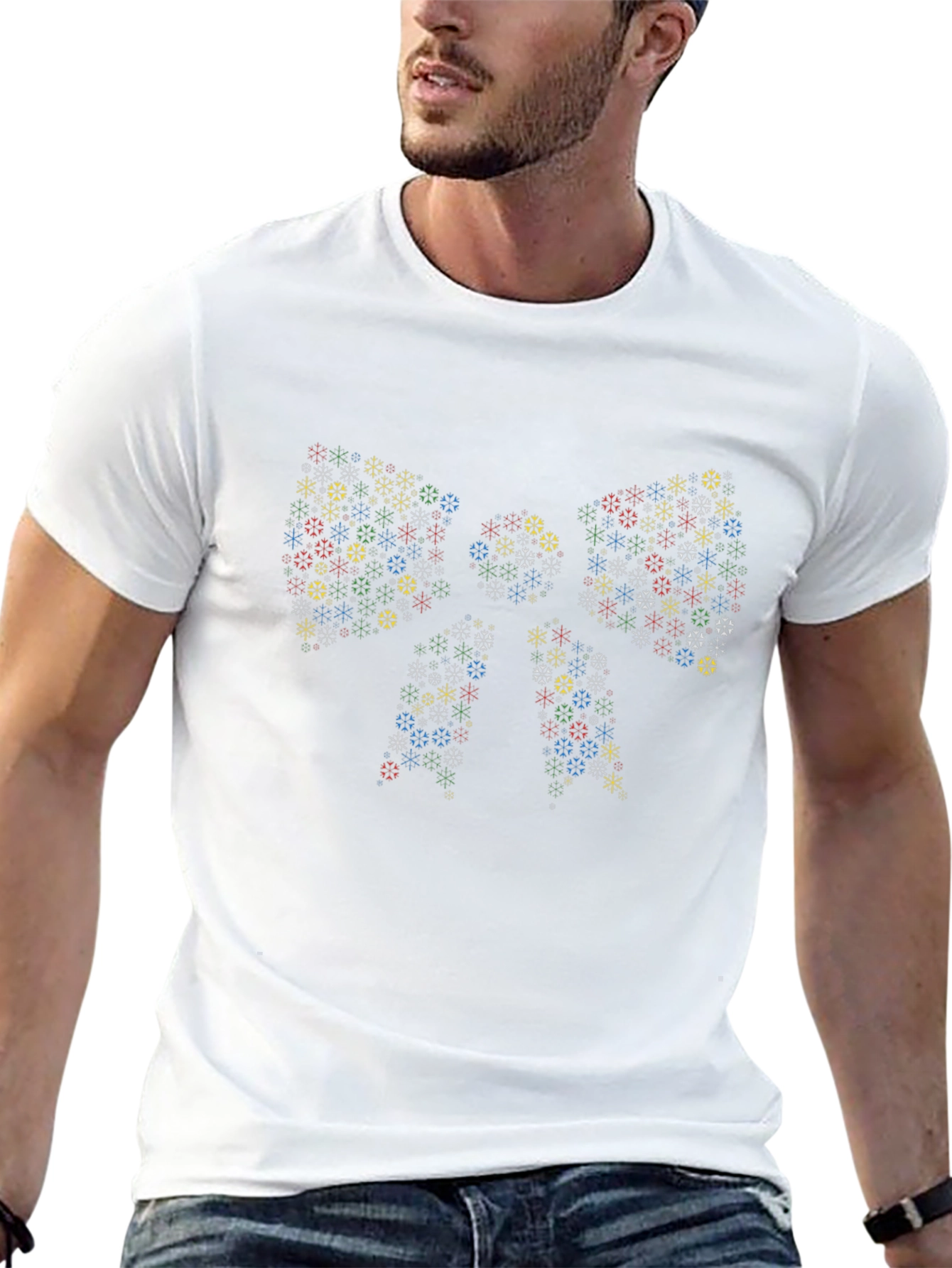 Festive Snowflake Bow T-Shirt