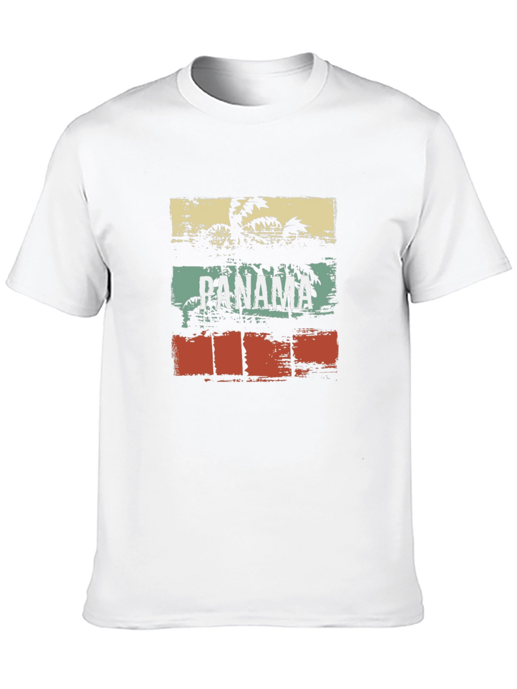 Panama Palm Tree T-Shirt - Tropical Vacation Vibes