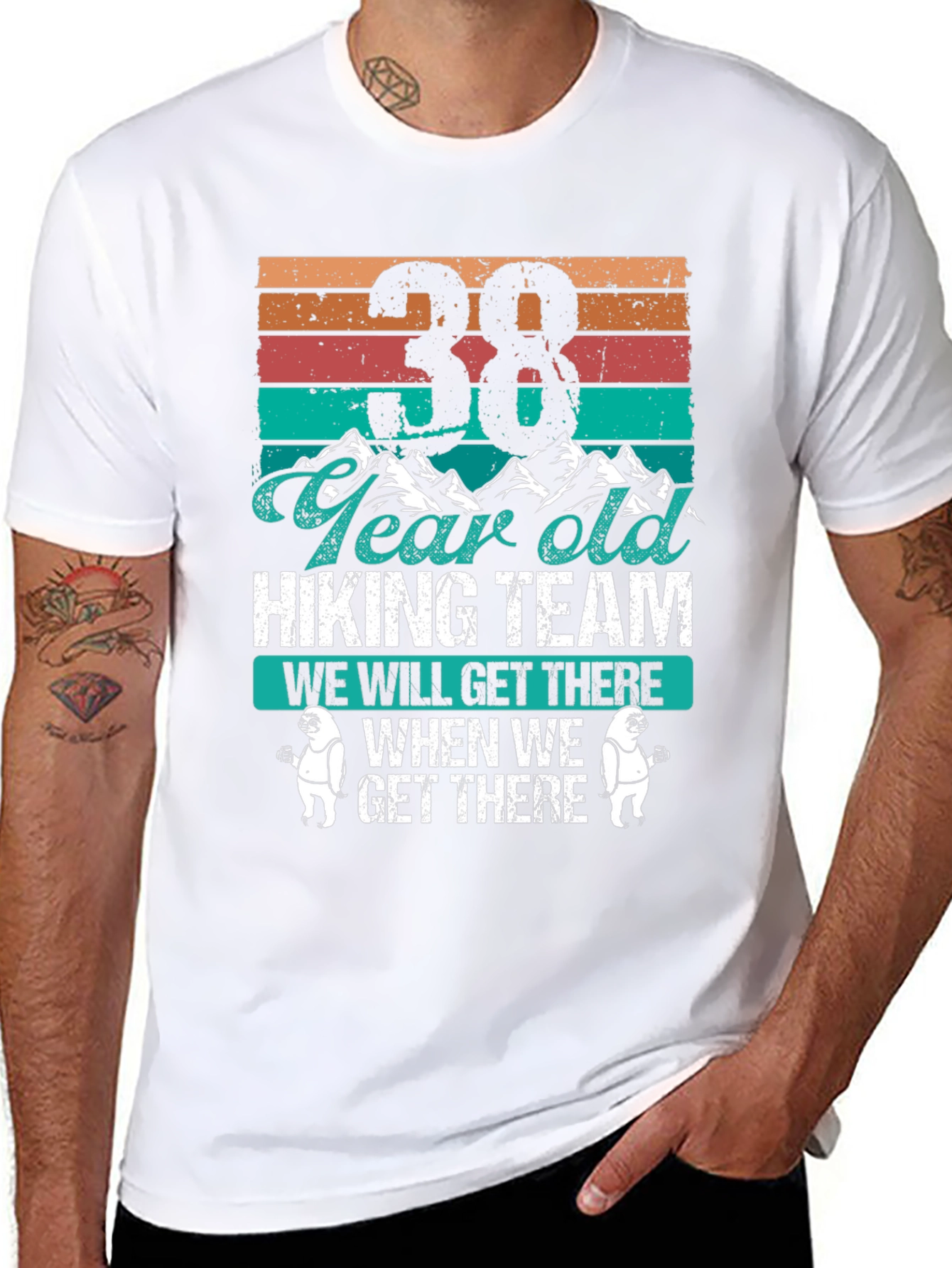 38 Year Old Hiking Team Tee