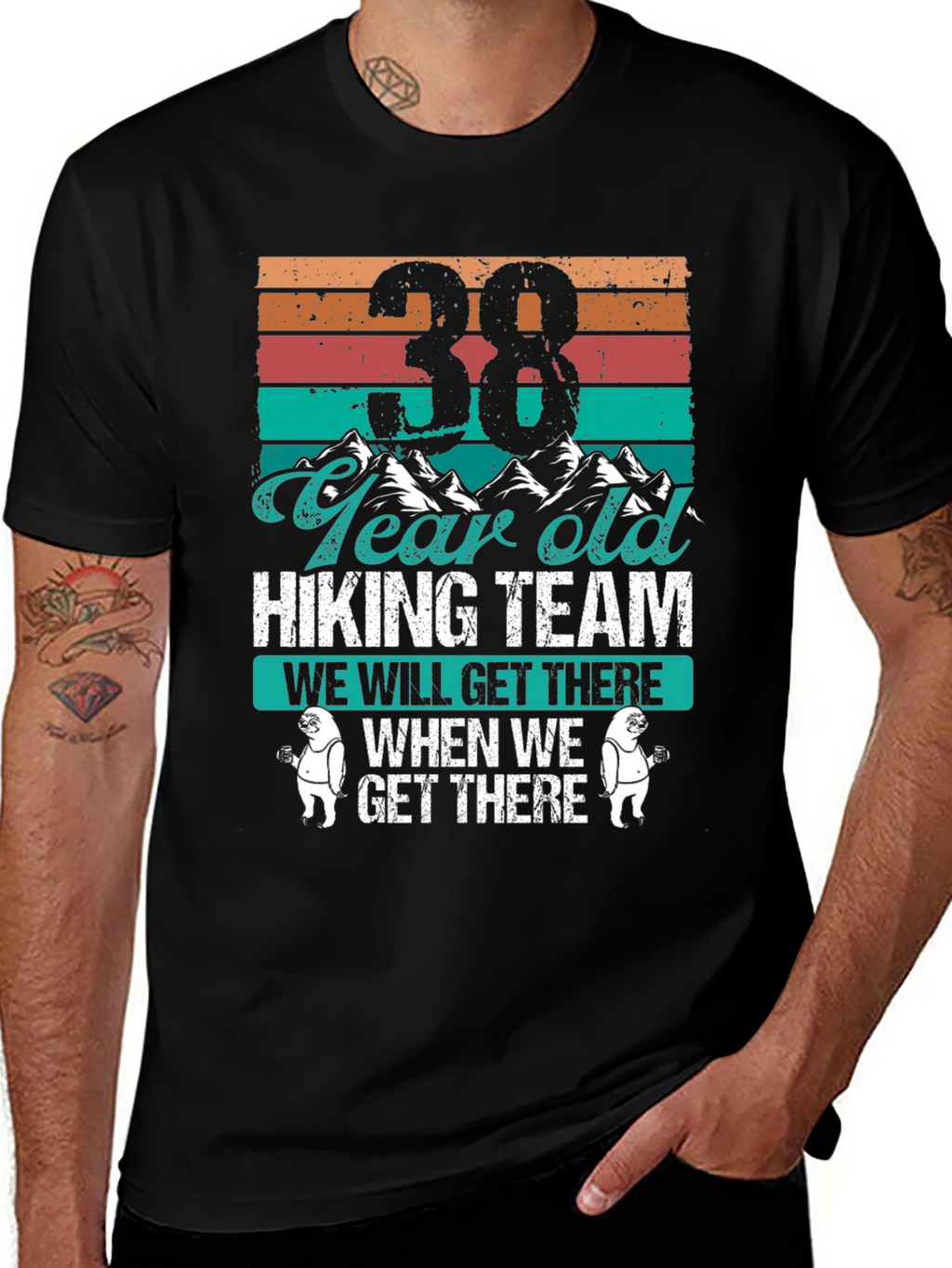 38 Year Old Hiking Team Tee
