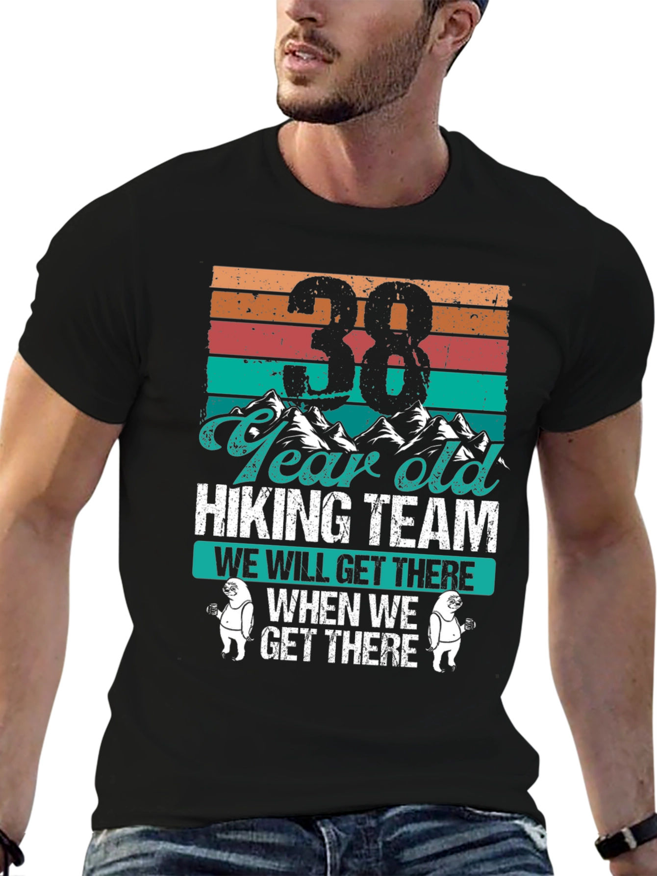 38 Year Old Hiking Team Tee