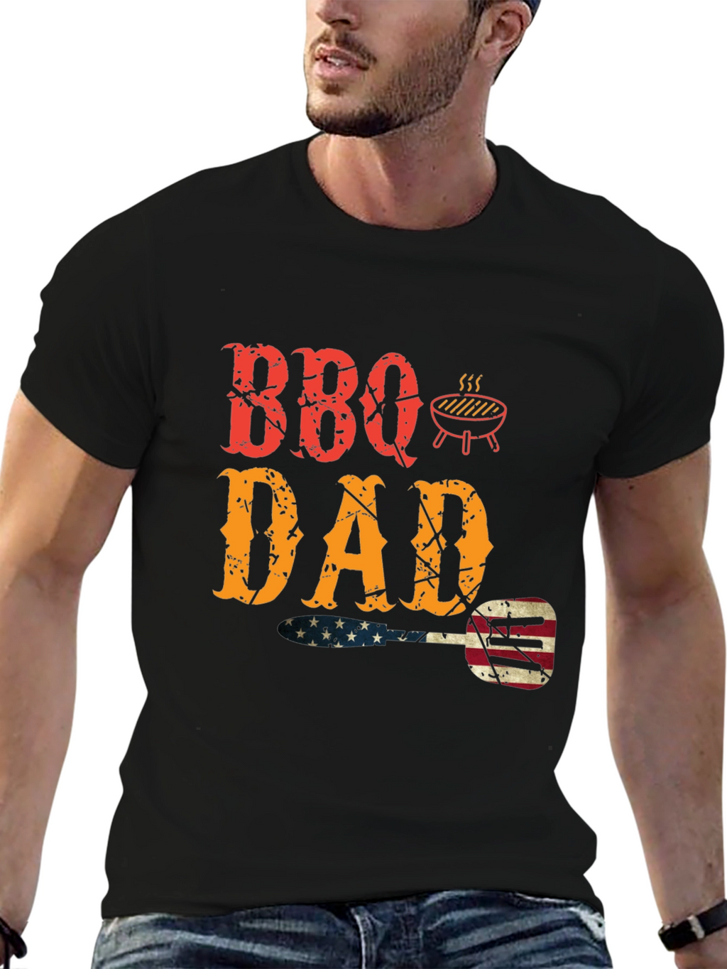BBQ Dad Graphic T-Shirt - Fathers Day Gift