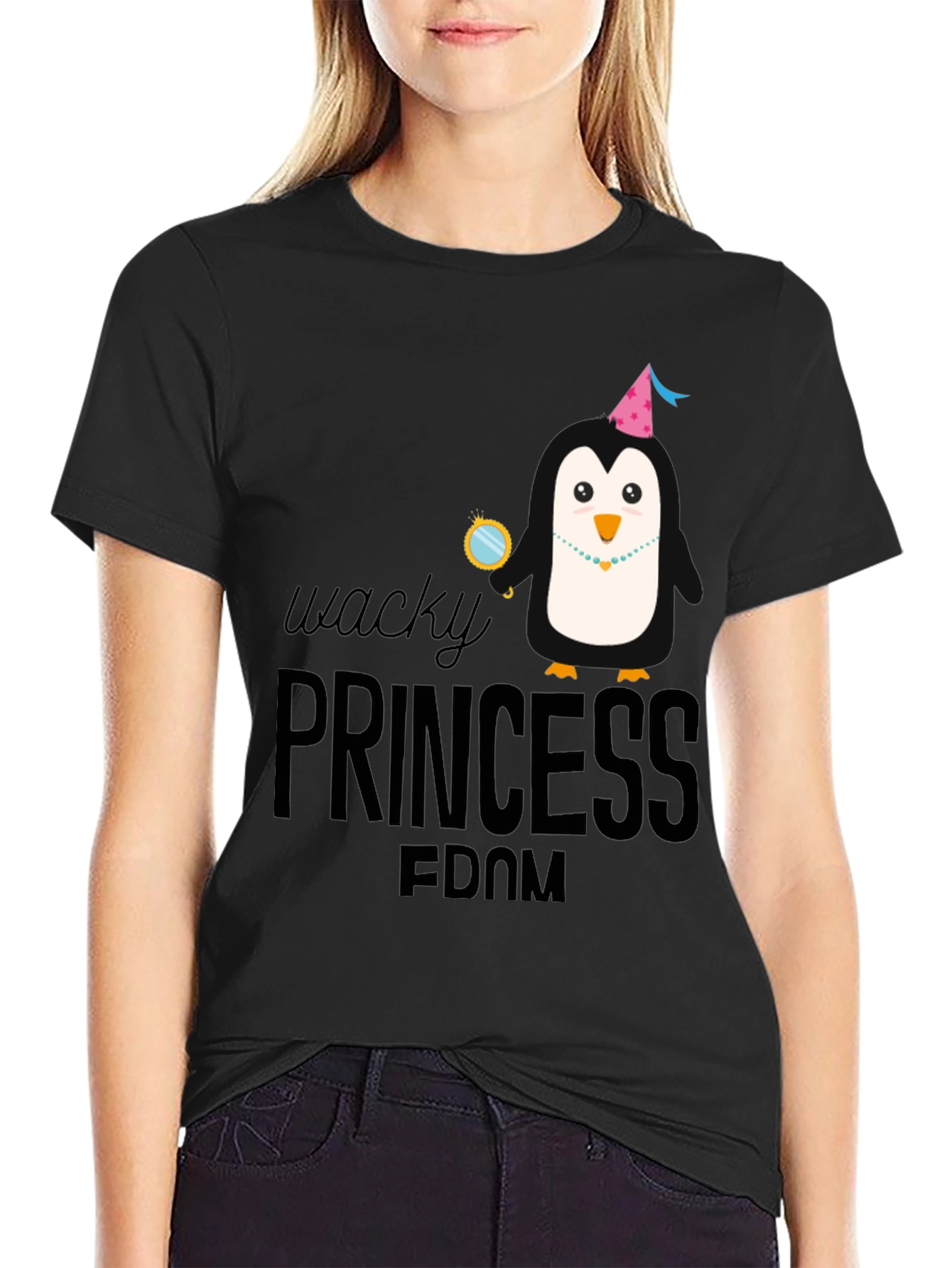 Wacky Princessdom Penguin T-Shirt