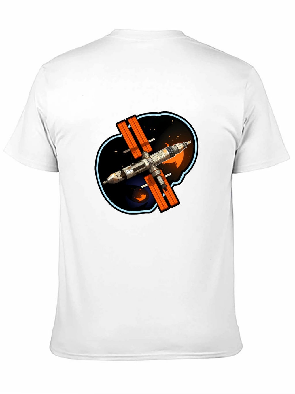 Space Station Graphic T-Shirt