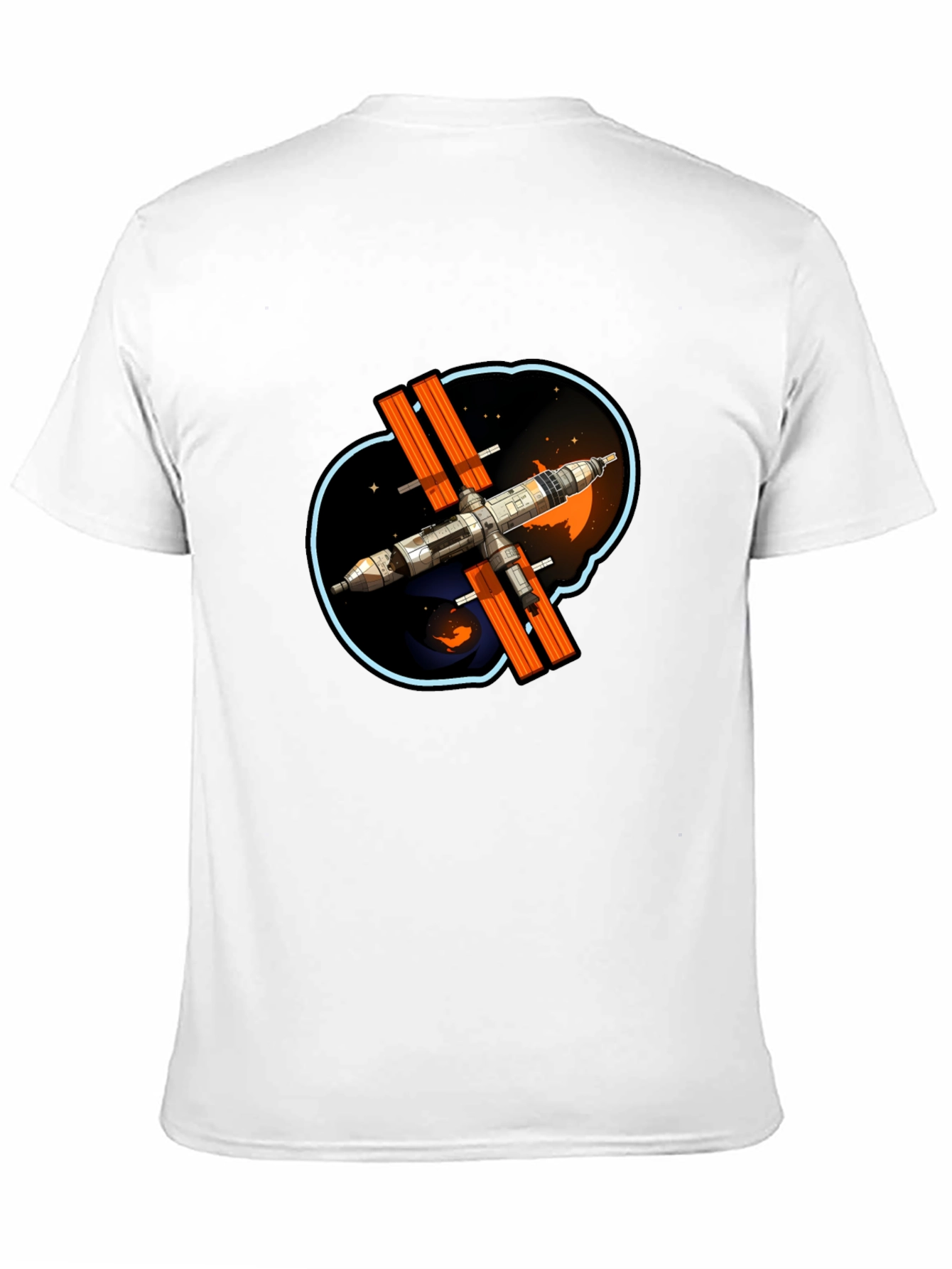 Space Station Graphic T-Shirt