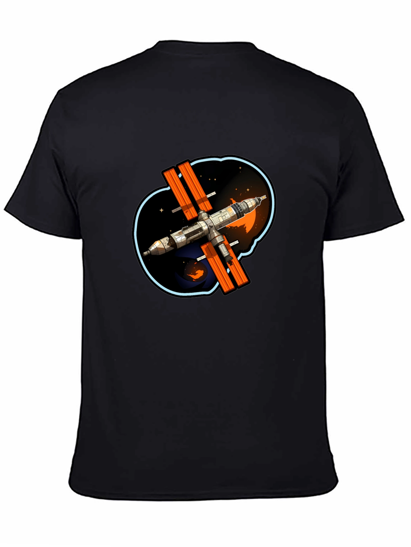 Space Station Graphic T-Shirt