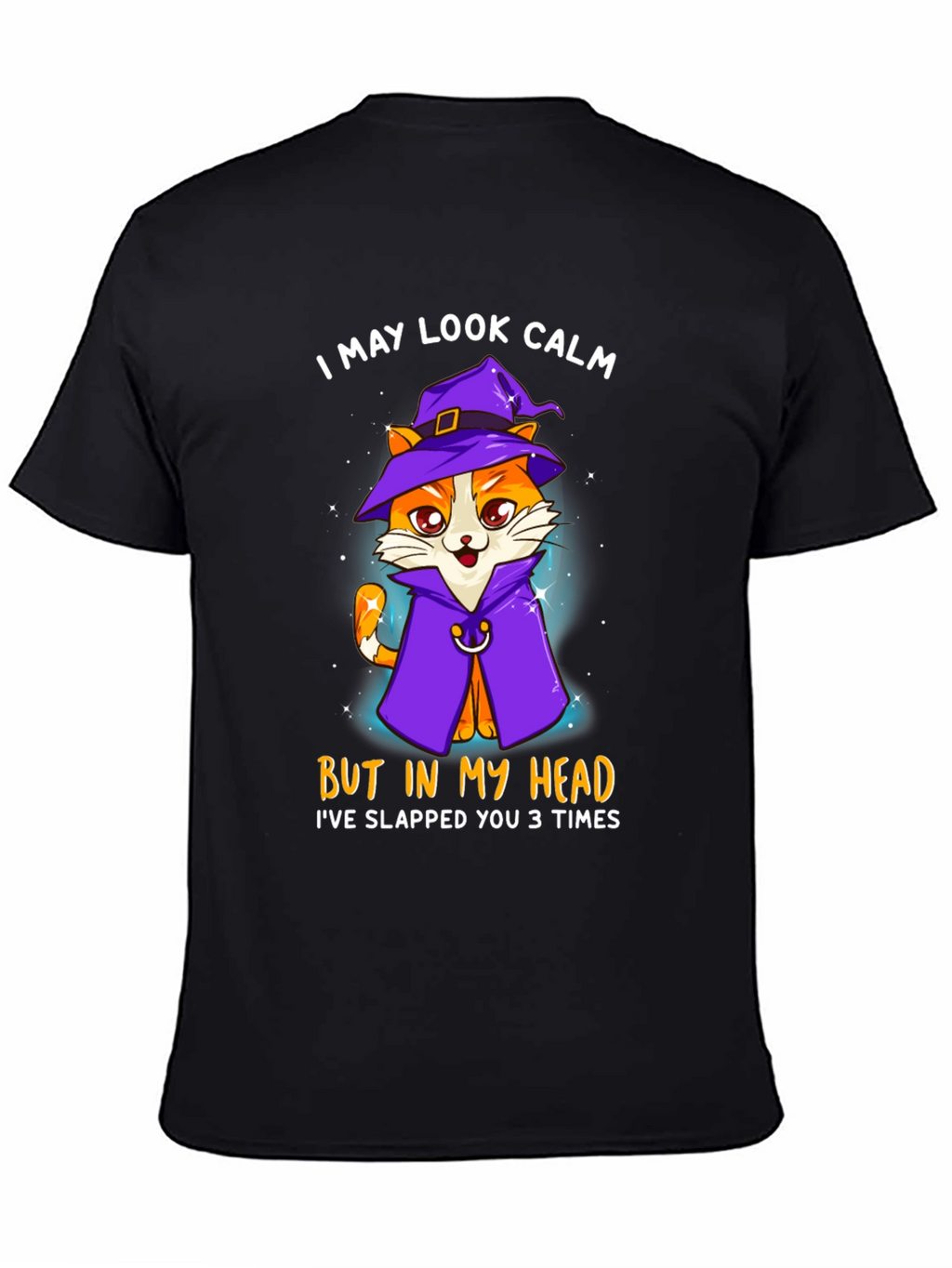 Cat Witch T-Shirt - I May Look Calm Tee