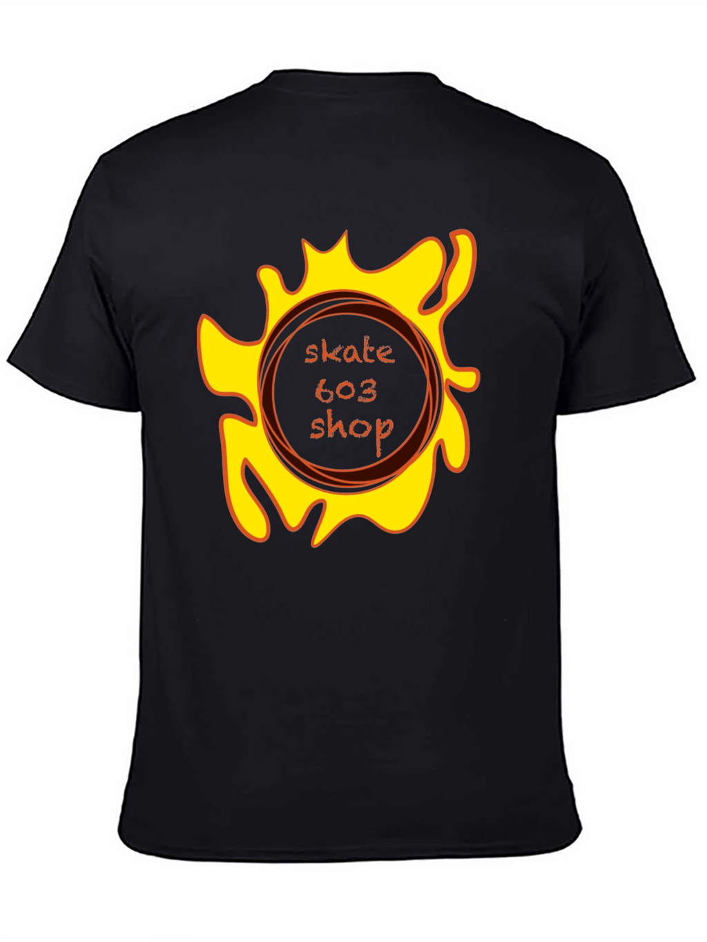 Skate 603 Shop Black Graphic Tee