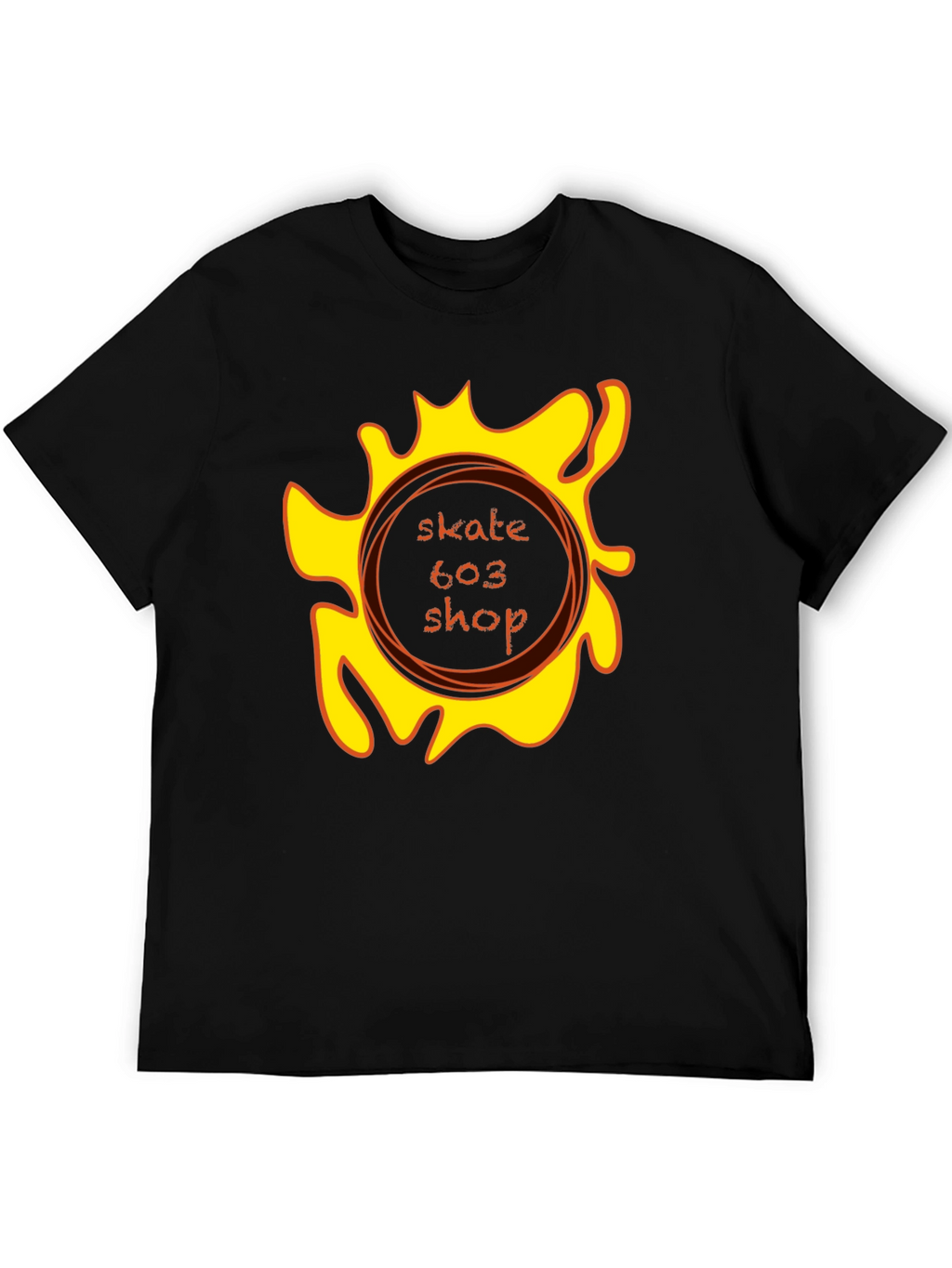 Skate 603 Shop Black Graphic Tee