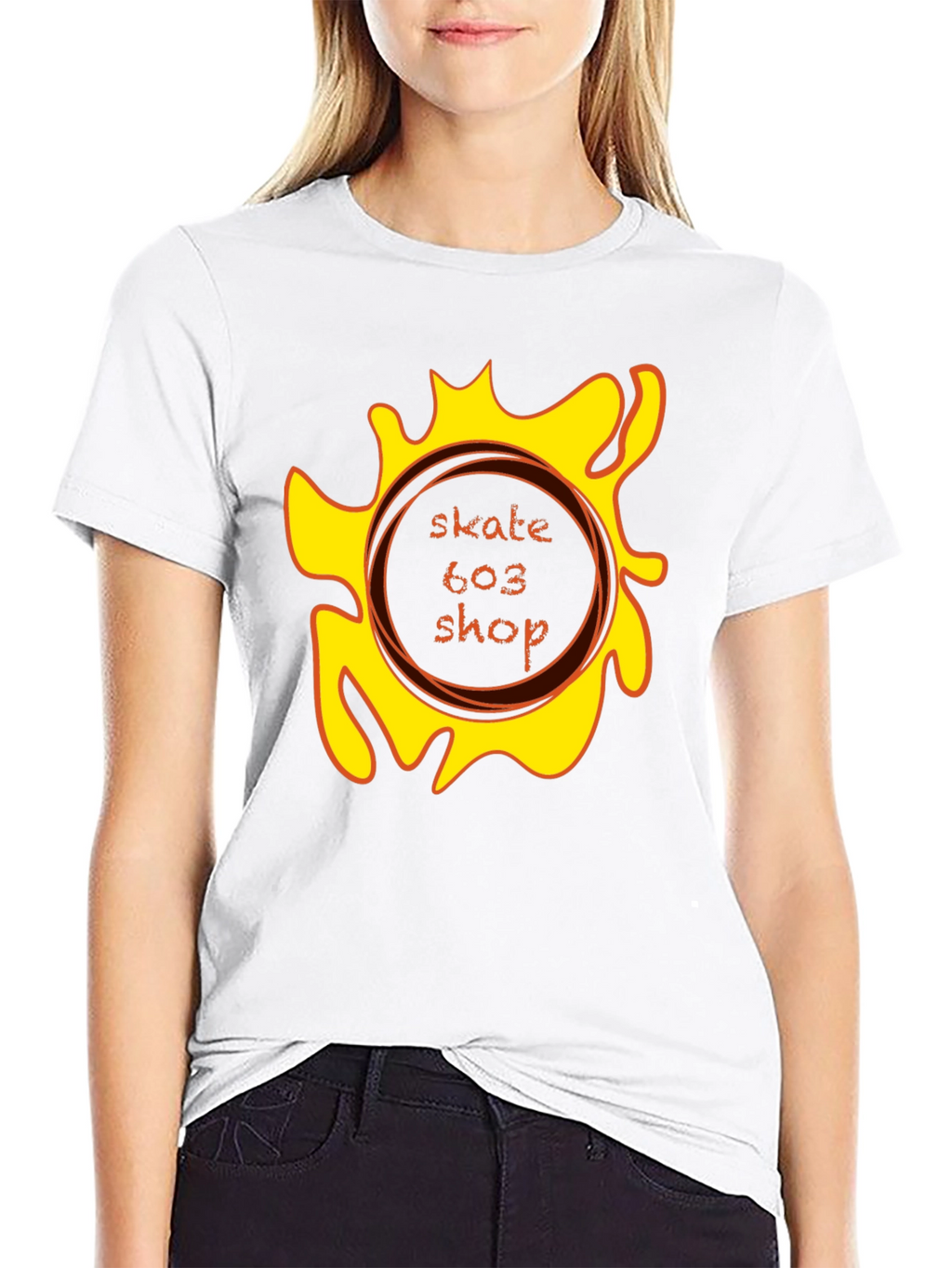 Skate 603 Shop Black Graphic Tee