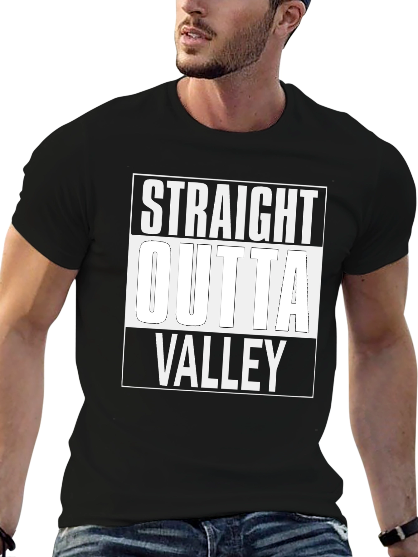 Straight Outta Valley Graphic T-Shirt