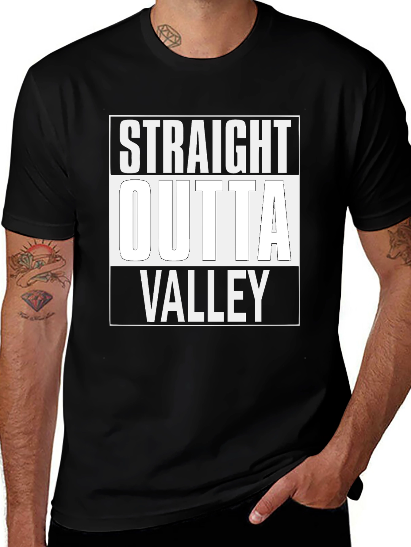 Straight Outta Valley Graphic T-Shirt