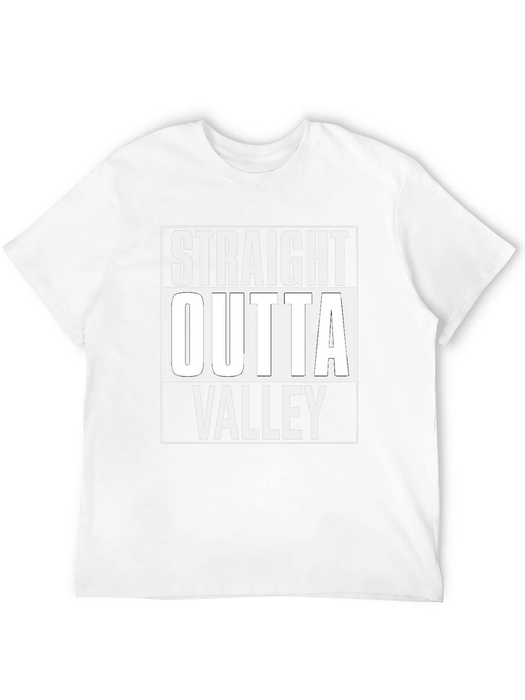 Straight Outta Valley Graphic T-Shirt