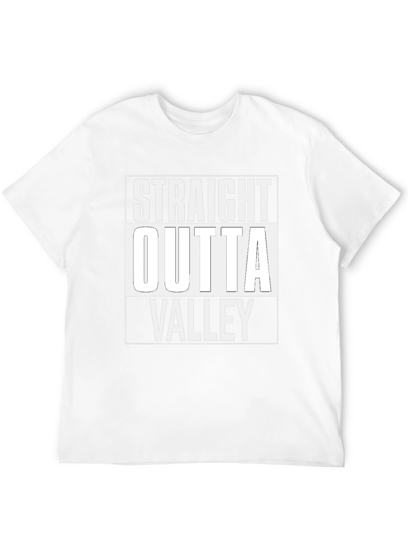 Straight Outta Valley Graphic T-Shirt