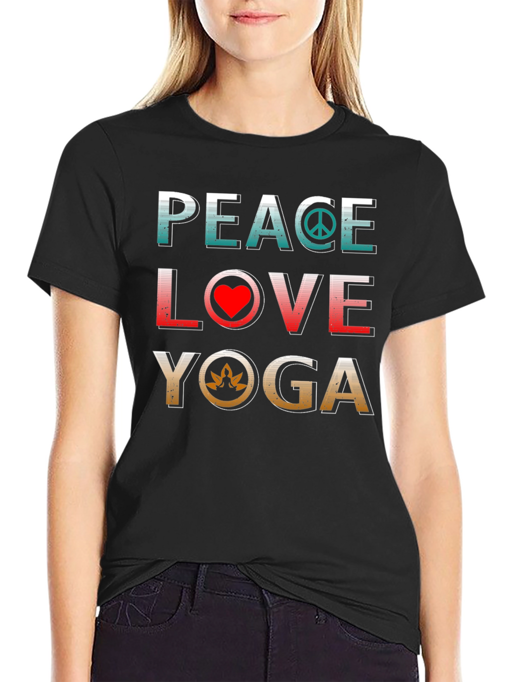 Peace Love Yoga T-Shirt