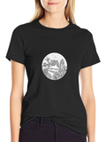 Scenic Tower Graphic Tee - Black