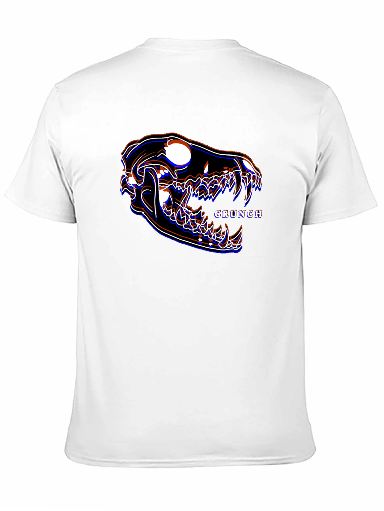 Crunch Skull Graphic Black T-Shirt