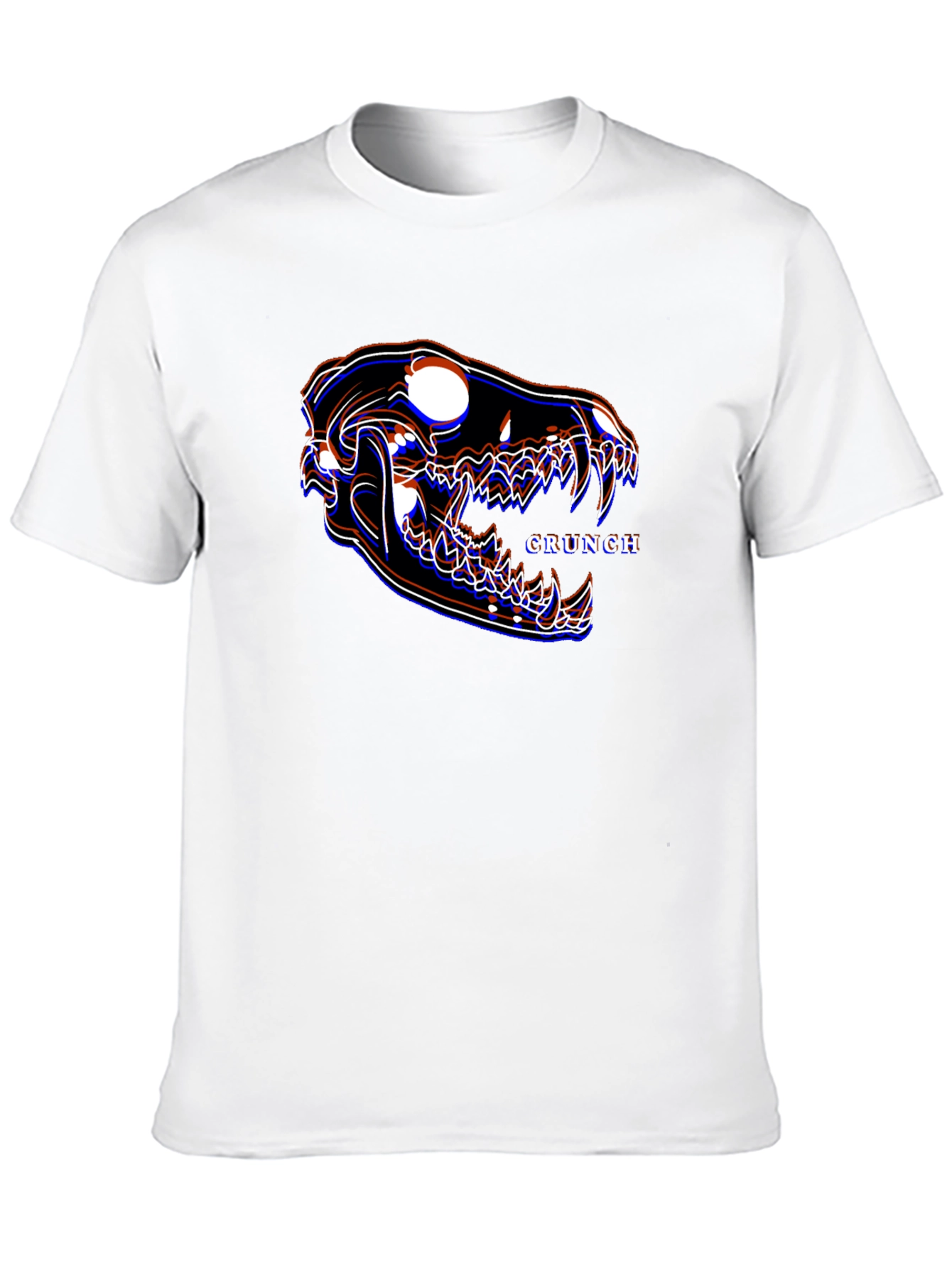 Crunch Skull Graphic Black T-Shirt